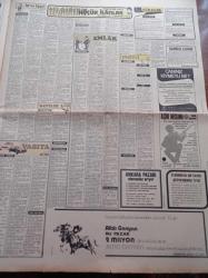 Günaydın Gazetesi - 13 Ağustos 1976 - Yeşilköy'de Sabaha Kadar Ceset Ve Yaralı Taşındı - Sorguya Çekilen İki Arap Gerilla İsrail'den Uganda Baskınının Öcünü Almak İstedik Dedi - Cezaevinden Çıkan Lale Oraloğlu'nu Sadece Mahallenin Çocukları Karşıladı - Bağdat Caddesi'ni Boğaz Köprüsü'ne Bağlayan Yol Tamamlamak Üzere - Taksim'in İki Yeni Gökdeleni - Rusların Altın Kızı Ludmilla Truşeva Profesör Oluyor - Carlos Manzon Çıplaklar Kampında - Kamuran Akkor - Lale Belkıs - Yeliz - Serap Mutlu Akbulut