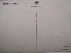 HÜLYA AVŞAR KARTPOSTALI,ARKASINA YAZILMAMIŞ,RENKLİ, 11,5 X 16 CM EBADINDA