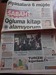 Sabah Gazetesi - 13 Temmuz 1999 - Fenerbahçe Teknik Direktörü Rıdvan Dilmen Samuel Johnson Bu Senenin Yıldızı Olacak - Galatasaray'ın Yenileri Hazır Değil - İsmini Açıklamak İstemeyen Bir Hakim Oğluma Kitap Alamıyorum - İran'da Molla Rejimine Başkaldıran Öğrencilere Hizbullah Ateş Açtı - Mesut Yılmaz Korkmaz Yiğit'e Açtığı Davayı Kazandı - Süleyman Demirel - Atina'ya Uyarı Vetoları Kaldır - Bülent Ecevit Açıkladı Sınırlı Af Geliyor - Piyasalara 6 Müjde - Turizm Kıpırdadı