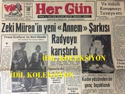 ZEKİ MÜREN'İN YENİ ''ANNEM'' ŞARKISI RADYOYU KARIŞTIRDI, 18 KASIM 1964 HER GÜN GAZETE, PARTİLER ARASI KOMİSYON, MİLLİ KOALİSYON, YNNAN KRALİÇESİ AN MARİ HAMİLE, TOMA BAYRAKTAR, ULVİ DOĞAN, ABBAS PARMAKSIZOĞLU, HIRKA-İ SAADET, BEYOĞLU CASUSU PANAYOT, FİKRET OSMAN, BİZANS İHTİRASLARI, MİRSAD SERTKOL, SUAT DERVİŞ, ''HIZIR REİS'' YAKUP ÖZDEMİR, GALATASARAY LEGIA İLE KARŞILAŞIYOR, BEŞİKTAŞ KAMPA GİRDİ