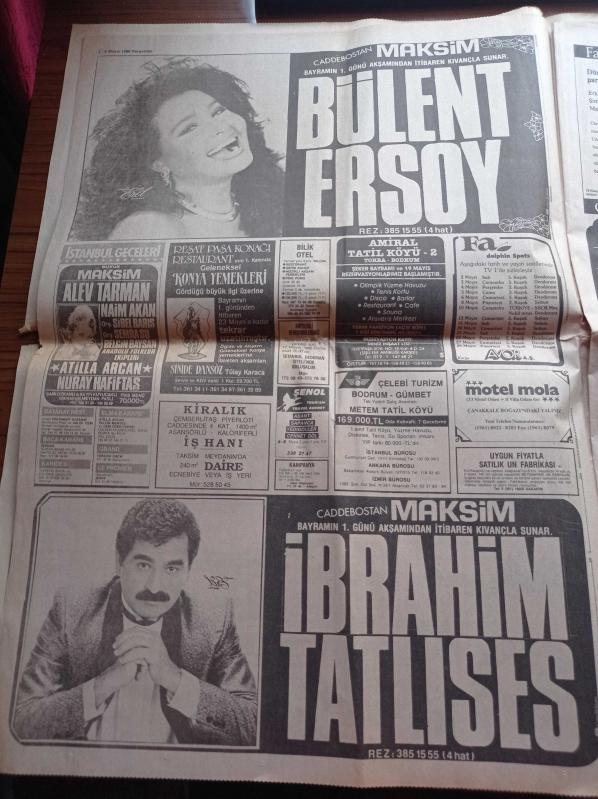 Hürriyet Gazetesi 4 Mayıs 1989 Fenerbahçe Galatasaray ın 3 0  