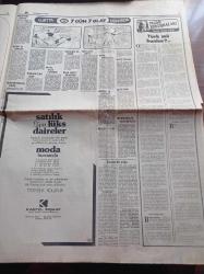 Hürriyet Gazetesi - 12 Ağustos 1979 - Selma Güneri Yusuf Sezgin Çifti Barıştı - Suna Yıldızoğlu Plak Yaptı Beni Seksi Buluyor Musun - Fenerbahçe'nin Rakibi Arsenal Liverpool'a Yenildi - Engin Verel Sakatlandı -  Şekersiz Bir Şeker Bayramına Hazır Olun - Buca'nın Hanım Belediye Başkanı Işılay Saygın Silah Kuşandı - Fakir Afganistan'da Marksist Rejim En Büyük Tepkiyi En Fakirlerden Görüyor