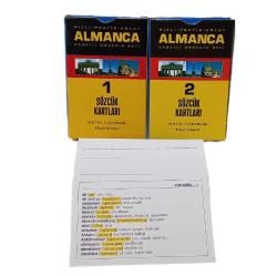 HIZLI - PRATİK - KOLAY ALMANCA  KASETLİ KOLAY ÖĞRENİM SETİ-1-2  ;  2 Kitap, 6 kaset, 108 Sözcük Kartı ile Birlikte     (KUTULUDUR)