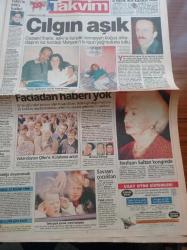 Takvim Gazetesi - 13 Nisan 1999 - Beşiktaş'ta Kupaya Rekor Pirim - Sergen Yalçın Fenerbahçe Taraftarı Uzun Süre Beni Unutamaz - Fenerbahçe'nin Hedefi Fatih Terim - Hami Mandıralı - Galatasaray Beşiktaş Maçı İçin İddialı - Askerlik İçin Yurda Dönmeyen Tarkan'a Vatandaşlıktan Çıkarılmak Üzere 24 Saat Verildi - Bülent Ecevit Tansu Çiller Seçim Yasağını Dinlemedi - Seçime Giren 602 Bin Aday Seçilmek İçin Trilyonlar Harcıyor - Abdullah Öcalan'ın 70 Avukatı Oldu