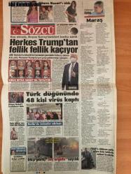 Sözcü Gazetesi, 8 Ekim 2020,  Yılmaz Özdil, Ali Edizer, Soner Yalçın, Uğur Dündar, Burhan Felek, Ege Cansen, Emie Colasan, Başak Kaya, Ogretman,  Maraş Yılmaz Özdil, VilMAZ OZO, SON CÜRET, Uğur Dündar'a Burhan Felek Ödülü, Menzil'in Asıl Rolü, Hafta Sonu SÖZ Günü, Harabe Maraş Bilmecesi, Siyasethe 2021de Ne Olaca, Esnafın Kurtuluş Reçetesi, All Edizer Sağlık Eski Bakan Recep Akdag, Bir Doktor Daha Korona Kurbanı Oldu..., CHP'nin Menzil İçin Komisyon Kurulması Talebi Reddedildi, Aliye Uzun,Taylan Antalyalı, Papiss Cisse, Muslera, Emre Belözoğlu, Selçuk Şahin, Ahmet Nur Çebi, Erol Bulut, Jorge Djaniny Tavares Semedo, Diego Perotti, Anthony Davis, LeBron James, Novak Djokovic, Andrey Rublev, Stefanos Tsitsipas, Valentin Ozornwafor, Mehmet Zeki Çelik, Tyler Boyd, Ayşe Üzüm, Şakire Kesen, Hamit Şenkaya, Hüseyin Turan, Emine Şenkaya, Galatasaray Onbirine Yazılacak İlk İsim, Taylan, Papiss Cisse, Jorge Semedo FIFA'lık, Dünya 1 Numarası Djokovic Yarı Finalde, Lakers Bitiriyor