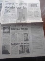 Star Gazetesi - 16 Nisan 1999 - Fatih Akyel'e Almanlar Talip - Elvir Baliç - Halil Mutlu - Trabzonspor Teknik Direktörü Gordon Milne - Susurluk Skandalının Ardından Mahkeme Salonlarında Boy Gösteren İbrahim Şahin Gündüz Saklanıyor Gece Barlarda Mankenlerle Eğleniyor - Suikast Son Anda Önlendi İBDA- C İstanbul Üniversitesi Rektörü Kemal Alemdaroğlu'nu Öldürecekti - Sırp Kolay Lokma Değil - Cezaevindeki Recep Tayyip Erdoğan'ın Ziyaretçileri Filme Alınıyor - Mustafa Denizli'nin Kızı Lal Denizli Adnan Polat İle Seçim Çalışmalarında - Yalçın Küçük