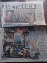 Star Gazetesi - 15 Haziran 1999 - Fatih Akyel Ve Okan Buruk'a Paris Saint Germain Kancası - Ogün Temizkanoğlu ile Abdullah Ercan Fenerbahçe'de Topbaşı Yaptı - Müslüm Gürses Konserinde Kendilerini Jiletlediler - İstanbul'da Metallica Konseri Olaylı Geçti - Ebru Şallı Görüldüğü Yerde Tutuklanacak - Ankara'ya Emniyet Müdürü Olarak Atanan Kemal İskender'in Büyük Oğlu Fethullah Gülen'in Okullarında Üç Yıl Ücretsiz Okudu