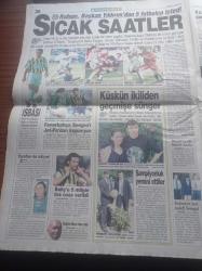 Star Gazetesi - 15 Haziran 1999 - Fatih Akyel Ve Okan Buruk'a Paris Saint Germain Kancası - Ogün Temizkanoğlu ile Abdullah Ercan Fenerbahçe'de Topbaşı Yaptı - Müslüm Gürses Konserinde Kendilerini Jiletlediler - İstanbul'da Metallica Konseri Olaylı Geçti - Ebru Şallı Görüldüğü Yerde Tutuklanacak - Ankara'ya Emniyet Müdürü Olarak Atanan Kemal İskender'in Büyük Oğlu Fethullah Gülen'in Okullarında Üç Yıl Ücretsiz Okudu