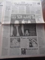 Star Gazetesi - 14 Haziran 1999 - Fatih Akyel Okan Buruk Savaşı - Galatasaray'da Popescu Krizi - Johnson Preko Fenerbahçe'de - Metallica İstanbul'u Salladı - İşte Cumhuriyet Rejimine Karşı En Sinsi Örgütlenmenin Gerçek Yüzü - İşte Türkiye'yi Sarsacak Fethullah Gülen Hoca Raporu'nun Tam Metni - Fethullah Gülen Sanki Peygamber - Angora Evleri Rezaletinde Son Perde - Kosova'da Gerilim Tırmanıyor - Yıldırım Akbulut