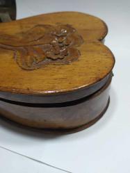 DR14-----KALP ŞEKLİNDE MASİF AHŞAP KUTU