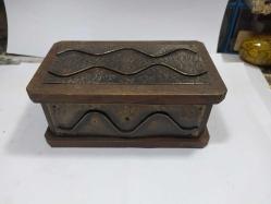 DR1-----METAL DEKORLU AHŞAP KUTU