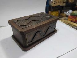 DR1-----METAL DEKORLU AHŞAP KUTU