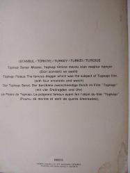 TOPKAPI SARAYINDAN DÖRT ZÜMRÜTLÜ VE SAATLİ HANÇER KARTPOSTALI,İÇ KISMINA YAZILMIŞ,KAPAKLI,RENKLİ, 11 X 15 CM EBADINDA