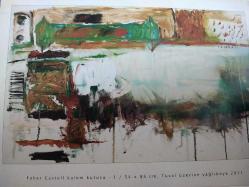 SANAT KARTPOSTALI-BİLİNMEYEN BİR RESSAM TARAFINDAN ÇİZİLMİŞ YAĞLIBOYA RESMİ,ARKASINA YAZILMAMIŞ,RENKLİ, 15 X 21 CM EBADINDA