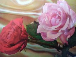 AŞKIN SEVGİNİN VE ROMANTİZMİN SİMGESİ GÜL KARTPOSTALI,ARKASINA YAZILMIŞ,RENKLİ, 15 X 21 CM EBADINDA