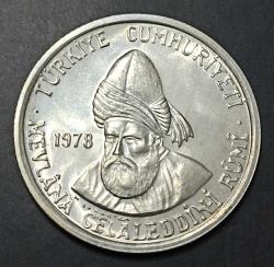 @@ 1978 Mevlana  705. Vuslat Yılı 200 Lira Gümüş @@