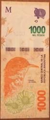 ARJANTİN 1000 PESOS ÇİL  RESİMDEKİ ÜRÜN