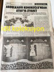 ADIYAMAN MEMLEKETİM GAZETESİ YEREL TAŞRA BASINI --14 Aralık 2022 Yıl :36 Sayı :1392--Bir Ömür Ki  Yılmaz Büyükerşen ,Başarı Öyküsü :Mehmet  Sadık Bozkurt --İç Anadolu 'nun Bozkırında Bir Eskişehir --İmamoğlu Kazandı --Hırsızlıkla yalanla devlet yönetilir mi ? --Fikri Sağlar :Su Akar Biz Bakarız Mı ?--Yıl :1978 Adıyaman Barosu Avukatları :Hasan Taşar , Mehmet Kızıl ,Celal Kızılkaya ,Osman Tandoğan  ,Merhum :Yalçın Nakipoğlu --Abdülkadir Konukoğlu 'ndan ATSO 'ya Ziyaret --Battı Çıktı Çalışmalarının İlk Etabında Sona Yaklaşıldı --Adıyaman Kent  Meydanında 10. 000 Kişinin Namaz Kılacağı Cami Daha Çok Yakışırdı --Gölbaşı Belediye Başkanı İskender Yıldırım :Belediyemizi Borçsuz Bir Hale Getireceğiz --  Fatma Ulubey : Ülkemizde adaletli  gelir dağılımı  olmalı --Onursal Başkanımız :Mehmet Erdemoğlu  Aramızdan Ayrılışın 16. Yılında Rahmet ve Saygı ile Anıyoruz --