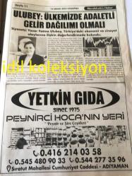 ADIYAMAN MEMLEKETİM GAZETESİ YEREL TAŞRA BASINI --14 Aralık 2022 Yıl :36 Sayı :1392--Bir Ömür Ki  Yılmaz Büyükerşen ,Başarı Öyküsü :Mehmet  Sadık Bozkurt --İç Anadolu 'nun Bozkırında Bir Eskişehir --İmamoğlu Kazandı --Hırsızlıkla yalanla devlet yönetilir mi ? --Fikri Sağlar :Su Akar Biz Bakarız Mı ?--Yıl :1978 Adıyaman Barosu Avukatları :Hasan Taşar , Mehmet Kızıl ,Celal Kızılkaya ,Osman Tandoğan  ,Merhum :Yalçın Nakipoğlu --Abdülkadir Konukoğlu 'ndan ATSO 'ya Ziyaret --Battı Çıktı Çalışmalarının İlk Etabında Sona Yaklaşıldı --Adıyaman Kent  Meydanında 10. 000 Kişinin Namaz Kılacağı Cami Daha Çok Yakışırdı --Gölbaşı Belediye Başkanı İskender Yıldırım :Belediyemizi Borçsuz Bir Hale Getireceğiz --  Fatma Ulubey : Ülkemizde adaletli  gelir dağılımı  olmalı --Onursal Başkanımız :Mehmet Erdemoğlu  Aramızdan Ayrılışın 16. Yılında Rahmet ve Saygı ile Anıyoruz --