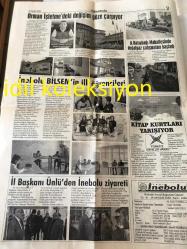 KASTAMONU YENİ İNEBOLU GAZETESİ YEREL TAŞRA BASINI --16 ARALIK 2022 Yıl :41 Sayı- :1424-- Terminal Köprüsünde Mutlu Son --Orman İşletme de Değişim Rüzgarı :Azmi Şenel --İlk Kadın Mitinginin 103. Yılı. Kutlandı --Belediye Başkanı  Özay 'dan Lojistik Öğrencilerine Çağrı İnebolu 'nun Gönüllü Tanıtım Elçileri Olun --İnebolu  BİLSEM 'in İlk Öğrencileri --İl Başkanı Ünlü den İnebolu Ziyareti --Terminal Köprüsünde Mutlu Son --Kastamonulular Temsilde Adalet İstiyor --Madalya avcısı Hakan Heke Edirne de Kürsüden İnmedi --Aile ve Sosyal Hizmetler Bakanı Derya Yanık 'tan Kastamonu Ziyareti --