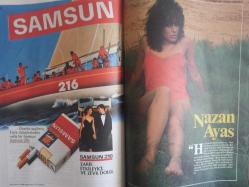 Erkekçe Aylık Aktüalite Sinema Tiyatro Müzik ve Magazin Dergisi - Ağustos 1985 - Ahu Tuğba - Nazan Ayas - Syllvia Kristel - Erkekçe Söyleşi - İbrahim Tatlıses - Yunanistan Seyahatnamesi - Mikonos ve Atina'da Çılgın Geceler Nasıl Yaşanıyor - Patlamaya Çeyrek Kala Fethiye ve Marmaris  - Avrupa Spor Malzemeleri Piyasada - Sivrisineklere Ölüm! - Ayın Güzeli: Ahu Tuğba - Ölüm Meleği Mengele - Doktorlar ve Hastaneler - Nazan Ayas - Alooo! Ben Frankeistein  - Bağışlanmak - Ölüm Gerdeği - Mata Hari Salgını - Büyüklere Masallar - Erkekçe'de Bu Ay - Sevgili Erkekçe - Kokteyl - Plaklar, Kitaplar - Piyasada Yenilikler - Filmler - Neşeli Fıkralar - Arthur Clark fotoğraf ve haberi - Tam Takım Dergi