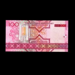 TÜRKMENİSTAN (2005) - 100 Manat (ÇİL 10/10)