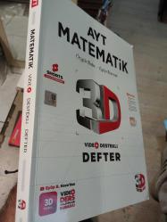 3D YAYINLARI AYT MATEMATİK VİDEO DESTEKLİ DEFTER