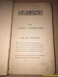 Oeuvres de Sully Prudhomme - Poesies - 1872/1878 - Alphonse Lemerre Editeur - Fransızca Kitap (Şiirler) Hafif Yıpranma ve Lekeler Mevcut