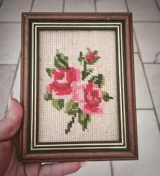 Ahşap Çerçeve Goblen Tablo