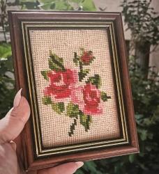 Ahşap Çerçeve Goblen Tablo