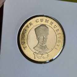 5 LİRA 2023 (CUMHURİYETİMN KURULUŞUNUN 100.YILDÖNÜMÜ