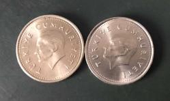 1990 CUMHURİYET MADENİ PARALARI 50 LİRA ,100 LİRA ,500 LİRA (SIK-SEYREK SAÇ ),1000 LİRA ( BEYAZ-SARI ) ÇİLLL