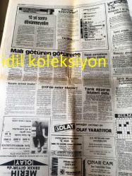 BURSA OLAY GAZETESİ YEREL TAŞRA BASINI---4 Şubat 1988 --Malı götüren götürene --Tarık Akan 'ın ikizleri oldu -Yaya geçidinde ölüm korkusu --TKİ 'ye tam not --Sebze ve meyve de korsan satışlar --TÜSİAD 'dan sert çıkış --Türk  firmalarında  öz sermaye yetersiz --ANAPLI 'lı başkan  adayı Aşkın , söylentilere cevap verdi birleşme yok --Çernobil Korkusu ---1. Lig de düşme kaldırılıyor mu ?--Yeşil  -beyazlı futbolcular 3 puan  parolası ile hazırlanıyor   Samsun 'dan alacağımız var --