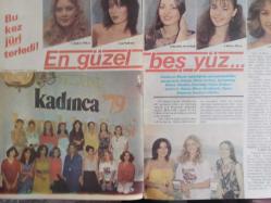 Kadınca Aylık Aktüalite Sinema Tiyatro Müzik ve Gençlik Mecmuası Dergisi - Ekim 1979 - Nükhet Duru - Yerli Moda - Çocuğumuza Saygılı Olmayı Öğretelim - Kışa Girerken Yüz ve Masaj - Patronlu Modeller - Örgü Modelleri - Örsan Öymen - Sağlık ve Cinsiyet - Doktorunuz ve Siz - Doğa ve Sağlık - Ayşegül Demirhan - Neşe Karaböcek - Çocuğumuza Saygılı Olmayı Öğretelim - Kadın ve Erkekte Cinsel ORganlar - Kışa Girerken Yüz ve Masaj - Ev / Dekorasyon - Dağarcık - Pencereler ve Perdeler - Yemek Tarifleri - Magazin - 1979 Kapak Kraliçesi Finali - Ev Kadınları Boş Vakitlerinizi Yararlı Uğraşlarla Değerlendirebilirsiniz? - Oy Vermeyi Unutmayın - 1 Soru 8 Cevap - İyi Bir Sekreter Olmak İstiyor Musunuz? - Kişiliğinizin Profilini Çizin - Ayın Burcu ve Fal - Biz Bize fotoğraf ve haberi - Tam Takım Dergi
