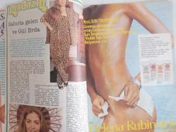 Kadınca Aylık Aktüalite Sinema Tiyatro Müzik ve Gençlik Mecmuası Dergisi - Temmuz 1980 - Türkan Şoray - Cüneyt Arkın - Zeki Müren - Sezen Aksu - Gül Erda - Türkiye'nin Güçlü Kadınları - Erkekler Güçlü Kadınlardan Ürküyorlar mı? - Vasfi Rıza Zobu - Meral Taygun - Sinema: Açık Oturum - İçimizden Biri - Nurhan Damcıoğlu - Öykü - Fal ve Ayın Burcu - Biz Bize - Tandans Patronlu Modelleri - Yerli Moda - Saç Örgü Hırka - Bikini ve Dikdörtgen Elbise Şemaları - Bebeğinizi Tanıyor Musunuz? - Tüp Bebek Bir Yaşında - Bedava Sağlık Merkezi - Cinsel İlişki Oranında Değişme ve Dış Gebelik - Cinsel İlişkide Tehlikeli Günler - Doğa ve Sağlık - Popo Güzelliği ve Bakımı - Güneş ve Cilt Bakımı - Dağarcık - Yemek fotoğraf ve haberi - Dergi Tam Değildir Sadece 90 Sayfası Mevcuttur - Dergi Kapağı Yoktur