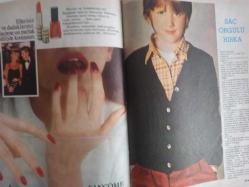 Kadınca Aylık Aktüalite Sinema Tiyatro Müzik ve Gençlik Mecmuası Dergisi - Temmuz 1980 - Türkan Şoray - Cüneyt Arkın - Zeki Müren - Sezen Aksu - Gül Erda - Türkiye'nin Güçlü Kadınları - Erkekler Güçlü Kadınlardan Ürküyorlar mı? - Vasfi Rıza Zobu - Meral Taygun - Sinema: Açık Oturum - İçimizden Biri - Nurhan Damcıoğlu - Öykü - Fal ve Ayın Burcu - Biz Bize - Tandans Patronlu Modelleri - Yerli Moda - Saç Örgü Hırka - Bikini ve Dikdörtgen Elbise Şemaları - Bebeğinizi Tanıyor Musunuz? - Tüp Bebek Bir Yaşında - Bedava Sağlık Merkezi - Cinsel İlişki Oranında Değişme ve Dış Gebelik - Cinsel İlişkide Tehlikeli Günler - Doğa ve Sağlık - Popo Güzelliği ve Bakımı - Güneş ve Cilt Bakımı - Dağarcık - Yemek fotoğraf ve haberi - Dergi Tam Değildir Sadece 90 Sayfası Mevcuttur - Dergi Kapağı Yoktur