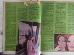 Kadınca Aylık Aktüalite Sinema Tiyatro Müzik ve Gençlik Mecmuası Dergisi - Ekim 1980 - Nükhet Duru - Şenay - Türkan Şoray - Arabesk'ten Bale'ye Kültürümüz Konuklarımız Var - Modacılar, kadın ve moda için konuştular - Yalnızlık ile Hesaplaşma - Patronunuzun Aklından Geçeni Okuyun - Birbirinizi Ne Kadar Tanıyorsunuz? - Bulmaca - Öykü - Ayın Burcu ve Fal - Bizbize - Tandans Patronlu Modelleri - Yerli Moda - Bebek Nasıl Beslenmeli? - Emziren Kadın Nasıl Beslenmeli? - Cinsiyetin Anahtarı, Klitoris - Midenizin Sağlığı - Çocuğunuz Neden Okula Gitmek İstemiyor? - Boyun Güzelliği ve Bakımı - Güzellik Uzmanından Makyaj Öğütleri - Dağarcık - Oyuncak Eşek Yapımı - Artık Kağıtlarla Evinizi Süsleyin fotoğraf ve haberi - Tam Takım Dergi