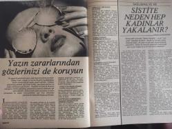 Kadınca Aylık Aktüalite Sinema Tiyatro Müzik ve Gençlik Mecmuası Dergisi - Haziran 1981 - Gönül Yazar - Moris Maçoro - Kibariye, Huysuz Virjin - Maddi Durumunuz İyi Olsa Bile Çalışın - Müzikaller ve Gazino Dünyası - Dallas'da En Çok Kimi Seviyorsunuz? - Kürk Kazanan Okurumuz Belli Oldu - Öykü - Bulmaca - Ayın Burcu ve Fal - Sosyal Yaşam - En Dertli Kesim: Gençlik ve Sorunları - Haldun Taner'le Söyleşi - Babalar ve Kızları - Fransız Meslekdaşımızla Söyleşi - Sosyal Yaşam: Üzüntünün Ardındaki Davranış - Tatilde Kaça Nereye Gidelim - Bizbize - Mayo Modası - Bien Patronlu Modelleri - Doğum Kontrol Metotları - Hamile Kalmak İçin Cinsel Birleşme Şekilleri - Neden Kadınlar Daha Çok Sistit Olur? - Doğumdan İtibaren Çocuğun Diş Sağlığı - Hazır Gıdalar ve Sağlığımız - Kadın Homoseksüalitesi - Tatilinizi Hasta Geçirmeyin - Doktorunuz ve Siz - Sağlıklı Güneşlenmek ve Yazın Gözleri Korumak fotoğraf ve haberi - Tam Takım Dergi