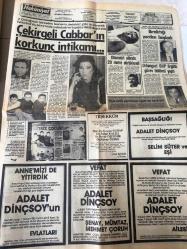 BURSA  HAKİMİYET GAZETESİ YEREL TAŞRA BASINI - --- 7 Şubat 1986 --Evleri istimlak alanında kalanlar  ANAP İl Merkezi 'ne Gitti --Çekirge Cabbar 'ın Korkunç İntikamı --Orhangazi SHP  Örgütü Görev Bölümü Yaptı--Daha çok üretim daha büyük tesis---Destekleme fiyatları enflasyonun  üstünde --Ümitler yine puan  toplamaya başladı --Yönetici Çetintaş Parasızlıktan Hamamda Rehin Bile Kaldık Dedi  