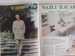 Kadınca Aylık Aktüalite Sinema Tiyatro Müzik ve Gençlik Mecmuası Dergisi - Ekim 1981 - Türkan Şoray - Orhan Gencebay - Sevim Emre - Tuna Huş - Çeşitli Mesleklerde Başarılı Kadınlar - Öykü: Bekir Yıldız - Test: Kendinize Gerçekten Güveniyor Musunuz? - Bulmaca - Ayın Burcu ve Fal - Nazlı Ilıcak'la Söyleşi - Niye Kitap Okumuyoruz: Anket ve Çetin Altan'la Söyleşi - Çağdaş Erkek, Geri Kafalı Erkek - Erkekler Eşlerini Neden Çalıştırmaz - Orta Öğretim Çıkmazı - Erdoğan Demirören'le Söyleşi - Tv Dizileri ve Toplum - Ne, Nerede, Nasıl Moda Patronlu Modeller - Şema Patron: Pantolon Etek - Sonbahar - Kış 81-82 - Moda Raporu - Seks Sorunları Üzerine İçten Bir Söyleşi - Ergenlik Döneminde Kızınızla Dost Olun - Oyun ve Çocuk - Dulluk Sorunu - Cinsel Tatminde Erkeğin Rolü - Aşkın Öyküsü - Bel Ağrıları - Gebelikte Cinsel İlişki - Doktorunuz ve Siz fotoğraf ve haberi - Tam Takım Dergi