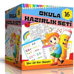 İlkokula Hazırlık Seti (16 Süper Kitap)