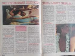 Kadınca Aylık Aktüalite Sinema Tiyatro Müzik ve Gençlik Mecmuası Dergisi - Nisan 1982 - Sezen Aksu - Nihal Arda - Göksel Kortay - Kerem Yılmazer - Tanju Şarman - Türk Sinemasında Seks ve Erotizm - Çelik Gülersoy'la Söyleşi - Jacqueline Bisset - Ali Şen - Ali Uras - Yerli Moda - Patronlu Modeller - Herkes Pantolon Giyebilir - Gelişigüzel Cinsel İlişki - Sevişmenin Anlamı - Gizli Eşcinsellik Nedir - Teşhircilik - Akupunkturla Tedavi - Yoga ile Ağrısız Doğum Cinsel İlişkiden Haz Duymamak - Sorun Yaratır - Yemek Yemeyen Çocuğunuz - İkiz Doğum ve İkizler - Evliliği Yürütebilmek - Amerikalı Kadın ve Seks - Akraba Evlilikleri - Gelişigüzel Konuşmak - Gözümüzden Kaçmayanlar - Ermeni Sorunu - A'dan Z'ye Güzellik Eki fotoğraf ve haberi - Tam Takım Dergi