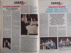 Kadınca Aylık Aktüalite Sinema Tiyatro Müzik ve Gençlik Mecmuası Dergisi - Ocak 1985 - Nazan Şoray - Hülya Avşar - Ferda Özgöral - Hülya Işıl - Ferhan Şensoy - ORhan Pamuk - 1985'te Paramızı Nereye Yatırsak - Sabahat Nasıl Değişti - Bir Elbise Dolabında İki Kişi Olur Mu? - Yılın Erkekleri - Pavyona da Gittik - Yaşayandan İtiraflar - Erkek Türleri - Çalışan Kadınlar ve Sorunları - Evlilikte Güven - Açık Mektup - Sema Dinçer - Cinsel Tedavi Yöntemleri - İktidarsızlık - Doktorlarımız Sağlıklarını Nasıl Koruyorlar? - Sanat Olayları - Biz Bize - Gözümüzden Kaçmayanlar - Dağarcık - 1985'te Burçlar ve Güzellik - Çelik Gülersoy - Enis Fosforoğlu - Bilge Olgaç - Ferhan Şensoy - Hülya Işıl - Eskiden de Vardı - Aynalar Neler Dedi - Türkan Arıkan - Necdet Calp - Öyle Bir Unutursunuz Kiii! fotoğraf ve haberi - Tam Takım Dergi