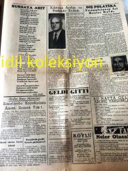 ANKARA YENİ KÖYLÜ GAZETESİ YEREL TAŞRA BASINI --5 Eylül 1958 Sayı :73---Köylünün Alın Teri  Burcu Burcu Kıbrıs 'a Yardım Türk 'ün  Vicdan Borcu --İmam Şamil  Dağıstan Arslan --Bursa 'ya Ağıt :KAD EMMİ ---Dış Politika :ALİ Tekin --Büyük Gazi İzmir de --
