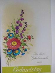 BEYAZ ARKAPLAN ÜSTÜNE ÇİZİLMİŞ RENGARENK ÇİÇEKLER RESMİ KARTPOSTALI,İÇ KISMINA YAZILMAMIŞ,KAPAKLI,RENKLİ, 9,5 X 14,5 CM EBADINDA