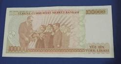 7 emisyon 3 tertip 100 Bin Lira çil F 82 141010 (1996-2001)