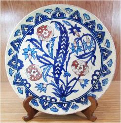 EsKi KÜTAHYA ÇİNİ DUVAR TABAĞI.......25cm