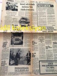 DEMOKRAT İZMİR GAZETESİ YEREL TAŞRA BASINI ---13 Temmuz 1971 --Gezmiş Davasının Savcısı Ecevit ve Demirel 'i Yerdi --Deniz Gezmiş (İdam talebiyle yargılanacak )--Sıkı Yönetim Komutanı  Askeri Savcı  Hakim Binbaşı Keramettin Çelebi : Deniz Gezmiş ve arkadaşlarıyla  ilgili iddianamesini hazırlamış ---Köy İşleri Bakanı :Cevdet Aykan  ---Makarios ,Cunta 'ya çattı --Kıbrıs konusunda entrika çevriliyor --Ortak Pazar ve İngiltere :Arıkan M. Erzurumlu ---İkinci Dünya Savaşında  ABD -Mafia Anlaşması :İbrahim Uzgören --Atatürk 'ün Laiklik Kavramı --İnşaat sektöründe malzeme fiyatı yüzde yirmi arttı --Fransız Konsolosluğu  Guy Barioulet  dün sabah  İzmir Valisi Namık Kemal Şentürk  Ziyaret Etti --PTT 'ciler Eğleniyor --