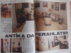 Kadın Dünyası Aylık Aktüalite Sinema Tiyatro Müzik ve Gençlik Mecmuası Dergisi - Aralık 1985 - Yonca Boran - Hande Fevzioğlu - Dereden Tepeden - Ayıh Rehberi - Güneş Battıktan Sonra - Pınar Kür - Haluk Akçam - S. Signoret - Yul Brynner - Richard Hudson - Orson Welles - Ayşegül Aldinç - Pan-Am'da Türk Misafirperverliği - Meslek Yaşamında 12 Temel Hata - Hediye Almak Zevktir - Unutamadıkları Yılbaşı Hediyeleri - Hümeyra Sultan-  İstanbul Nasıl Eğleniyor? - Bir Kadına - Ayın Dosyası: Check-Up - Kadını Kadın Yapan Hormon - A'dan Z'ye Dişlerimiz - Kolestrol - Kilo Ayarı ile Zayıflama - Doğum Gecikirse - Çocuğun Başarısı Elinizde - Erkekler Neden Dövüyor? - Stil: İthal Ayakkabılar - Güzellik: Yılbaşı Makyajı - Moda: 365. Gece - Ajda Pekkan'ın Seçimi - Dekorasyon - Bitki Bakımı - Yılbaşı Sofrası - Minik Mucizeler fotoğraf ve haberi - Tam Takım Dergi