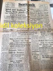 ZONGULDAK SANCAK GAZETESİ YEREL TAŞRA BASINI --16 Aralık 1963 Yıl :2 Sayı :533---İnönü yeni koalisyon  için evet derse  mesele yok --Türkiye İşçi Partisi İl Başkanı H. Likoğlu  Memlekette  Ferah Yolları --Perşembe Nahiyesi Elektriğe Kavuşuyor --Bir Sendikacının Sözleri ve Zonguldak : Tuğrul Dağcı --İnönü 'nün Gürsel 'e Bugün kü Cevabı Ne Olabilir ?--Verimle Çalışan Bir Sendika -- Batı Almanya da Firmalar Emekli  Maaşı Ödüyor---Osmanlı İmparatorluğunda İnkılap Hareketleri :Ahmet Bedevi  Kuran --AP .Merkez ilçe Kongresi  Dün Yapıldı ---